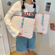 ✿﹉❦  Ins Flower Pattern Cute Laptop Sleeve 11 13 14 Inch for Ipad Pro12.9 2021Notebook Tablet Pouch For MacBook Air 13.6 A2681HP ASUS