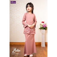 BAJU KURUNG BUDAK KIDS KURUNG PAHANG BAJU RAYA 2024 EMERALD GREEN NAVY BLUE BABY MAROON GREY LILAC D