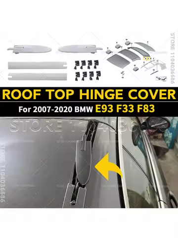 For 2007-2020 BMW E93 F33 F83 328i 335i 428i 430i 435i 440i M3 M4 Convertible Roof Top Hinge Cover 5