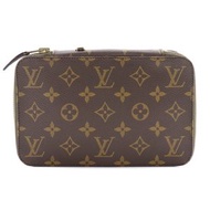 二手LOUIS VUITTON Posh Monte Carlo 珠寶袋，M47350，Monogram 帆布，拉鍊式，男女通用。