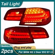 Car Styling Tail Lights for BMW 3 Series Coupe E92 M3 LED Taillights Rear Lamp Dynamic Turn Signal R