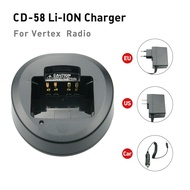 【C-8】Cd-58 Charger for Vertex EVX-530 EVX531 EVX534 EVX539 VX-450 VX451VX-454 VX351 + (FNB-V131 + FN