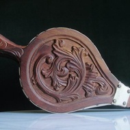 【老時光 OLD-TIME】早期二手台灣木製雕刻手動鼓風機