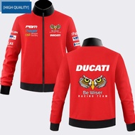 DUCATI Ducati motorcycle owl riding jacket factory team stand collar sweater men's  racing clothes