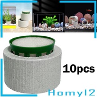 [HOMYL2] 10 Pcs Aquarium Plant Fixing Rings, Stable Ceramic Plant Holder for Aquarium
