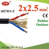 NC External Power Cord Waterproof 2 Core 2.5 mm2 With Tensile Strength Rope H07RN-F-2x2