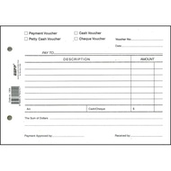 4 in 1 Voucher Pad of 100 (Cash/Petty Cash/Payment/Cheque)
