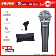 Shure BETA 58A ไมโครโฟนเสียง ไมโครโฟนไดนามิกทิศทาง Super Cardioid