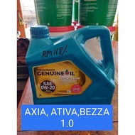 Perodua 0/20 3L ORIGINAL Engine oil