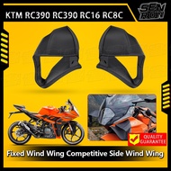 Motorcycle Fairing Fixed Wind Wing For KTM RC390 2022-2025 Modified Aerodynamic Winglets fins Side W