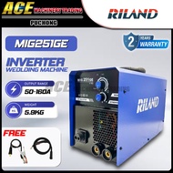Riland MIG251GE 3-IN-1 Welding Machine | Gasless MIG /Gas MIG / MMA Welding Set