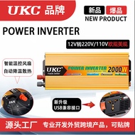 UKC 2000W Home Car Inverter 12V Turn220V Solar Inverter power inverter