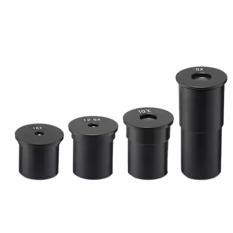 1PC 23.2mm Interface Mount Size Microscope Eyepiece 5X 10X 12.5X 16X Optical Glass Lens Eyepieces fo