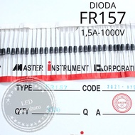 5PCS DIODA FR157 FR 157 MIC 1,5A 1000V RENTENG FAST RECOVERY DIODE