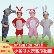 Children Bunny Animal Performance Costume Red Rabbit Pink Rabbit White Rabbit Modeling Costume Bunny
