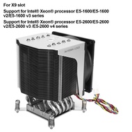usihere 4U Active CPU Heatsink with 3800RPM 4Pin PWM Fan for X9 UP Systems E5-1600 v2,v3,v4 E5-2600 