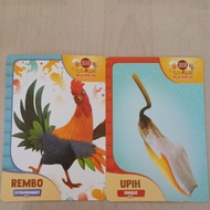 kad choki choki upin & ipin kad REMBO EXTRAORDINARY dan UPIH UNIQUE