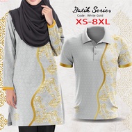 （XS-8XL）baju raya 2024 viral baju couple set t shirt baju muslimah jersey blouse muslimah Baju Musli