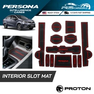Proton PERSONA 𝟐𝟎𝟐𝟐 - 𝟐𝟎𝟐𝟓 𝐌𝐂𝟐 Slot Mat VVT 2024 2023 Accessories Carpet Bodykit Aksesori Kereta 201