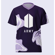 BTS ARMY Jersey Short Sleeve Swirl Design | Unisex  Kpop Fan Gift | Bts ARMY Gift