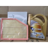 BMW E60,E61,Z4 13717521033 /LX944 AIR FILTER + KOYOMA 10W40 SEMI SYNTHETIC ENGINE OIL