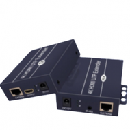 HDMI轉RJ45網路延長器120米一對 單功能一對一 4K UTP extend（黑色）