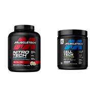 MuscleTech Whey Protein Powder Nitro-Tech | Isolate & Peptides & Cell-Tech Creactor Creatine HCl Pow