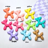 3D Beads Poodle Balloon Doff Pendant - Charm Keychain DIY Material Accessories