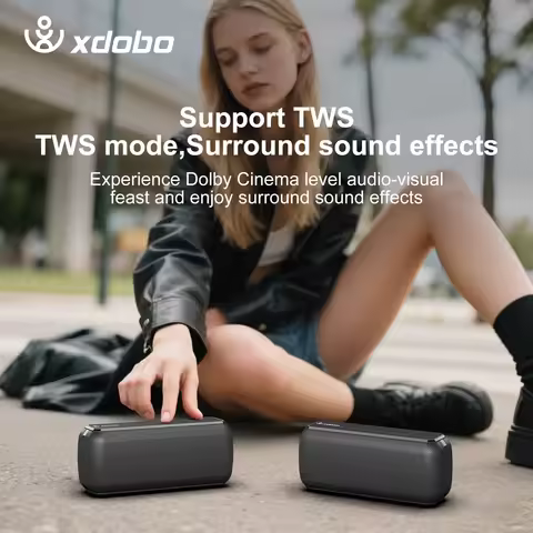 XDOBO X8 Wireless Bluetooth Speaker 60W High-Power Portable Home Outdoor Audio Aubwoofer Support TF/