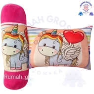 (Rumah Grosir Boneka) Paket Bantal Guling Boneka Kuda Unicorn Fluffy Pony Poni