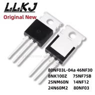 5PCS STP80NF03L-04a 46NF30 8NK100Z 75NF75B 25NM60N 14NF12 24N60M2 80NF03 TO-220 MOS FET