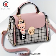 Chloe & Paris - Hailey Tas Selempang Top Handle Bag Wanita Import Premium Korean