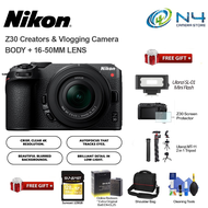 NIKON Z30 Mirrorless Camera NIKKOR Z DX 16-50mm & 18-140mm & 50-250mm Nikon Vlogger Essentials Nikon