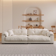 Sofa Italian Cream Fengyunduo Fabric Sofa Living Room Straight Row Technology Cloth Sofa