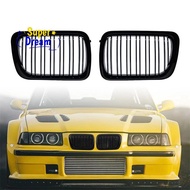 <Dream-t> Replacement Kidney Grill for BMW E36 M3 Front Grille Chrome Twin Bar 3 Series 1997 1998 19