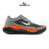 LOGIC x Maxwells - Glacier Grey Orange Men's Running Shoes - Grey Running Shoes Trail Sports