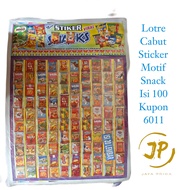 Mainan Anak Lotre Cabut Stiker 100 Kupon