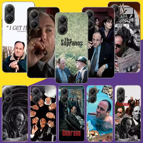 The Sopranos TV Series Phone Case For Xiaomi Poco X7 X6 X5 Pro F7 Ultra Redmi 15C 15 13 13C 12 12C 1