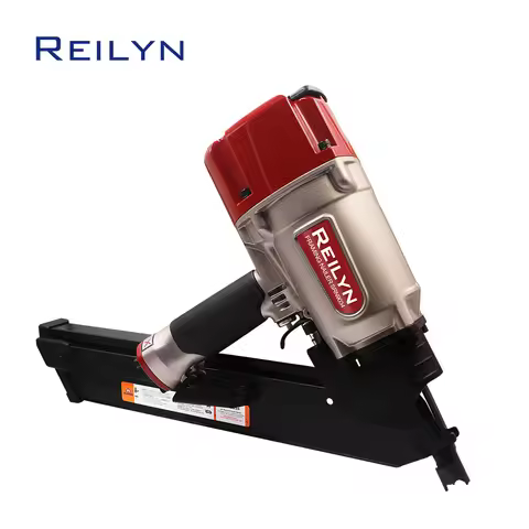 Pneumatic Framing Nailer 34° Angled Air Nail Gun 2" to 3-1/4" paper tape collated nails for Wall she