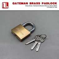 Gateman Brass Padlock by Yale / 50-60mm