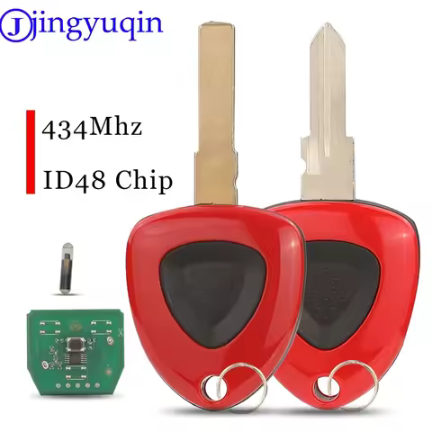 Jingyuqin ID48 Chip 434MHz 1 Buttons ASK 012432 TRWS46E Car Remote Key For Ferrari F430 F458 F612 F5