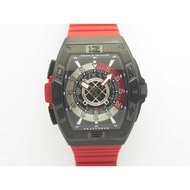 DL SKAFANDER SS RED ON RED RUBBER STRAP MIYOTA 8215