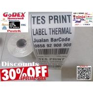 Thermal LABEL STICKER A6 100x150 | 100 x 150 MM | Resi EXPEDITION | Shopee