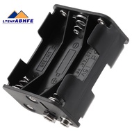 Double Side Spring 6 x 1.5 V AA Battery Holder Case Box Black