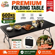 4FT/5FT/6FT Meja Lipat Foldable Table Heavy Duty 600KG Outdoor Catering Dining Banquet Office Foldin