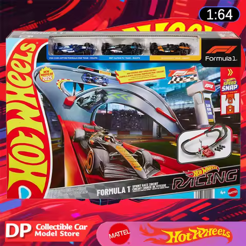 2025 Hot Wheels Racing Formula 1 Sprint Race Circuit Track Set F1 1:64 Scale Die-Cast Vehicle Model 