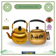 MAZAYA GOLD ARABIC KETTLE ARABIAN KETTLE Tea Pot