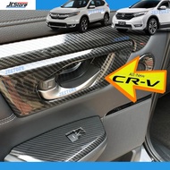 Crv INNER DOOR BOWL COVER HONDA CRV TURBO COVER CARBON DOOR HANDLE CRV