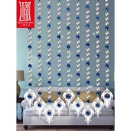 Qindu Bead Curtain Crystal Partition Curtain Living Room Hanging Curtain Shoe Cabinet Entrance Decor