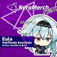 Genshin Impact Eula Halfbody Keychain | Kyramerch Anime Fanmerch Dealer